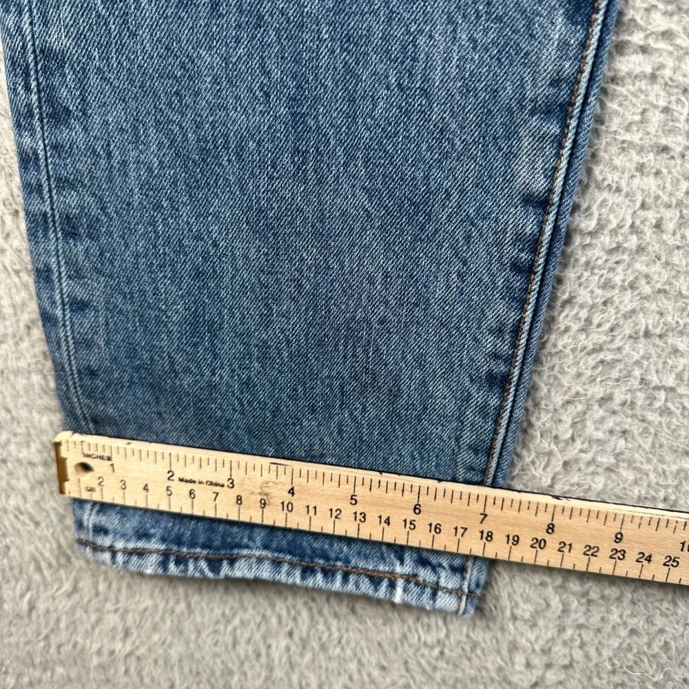 Levis 501 Original Fit Mens Blue Straight Leg Denim Jeans W29 L34 Medium Wash
